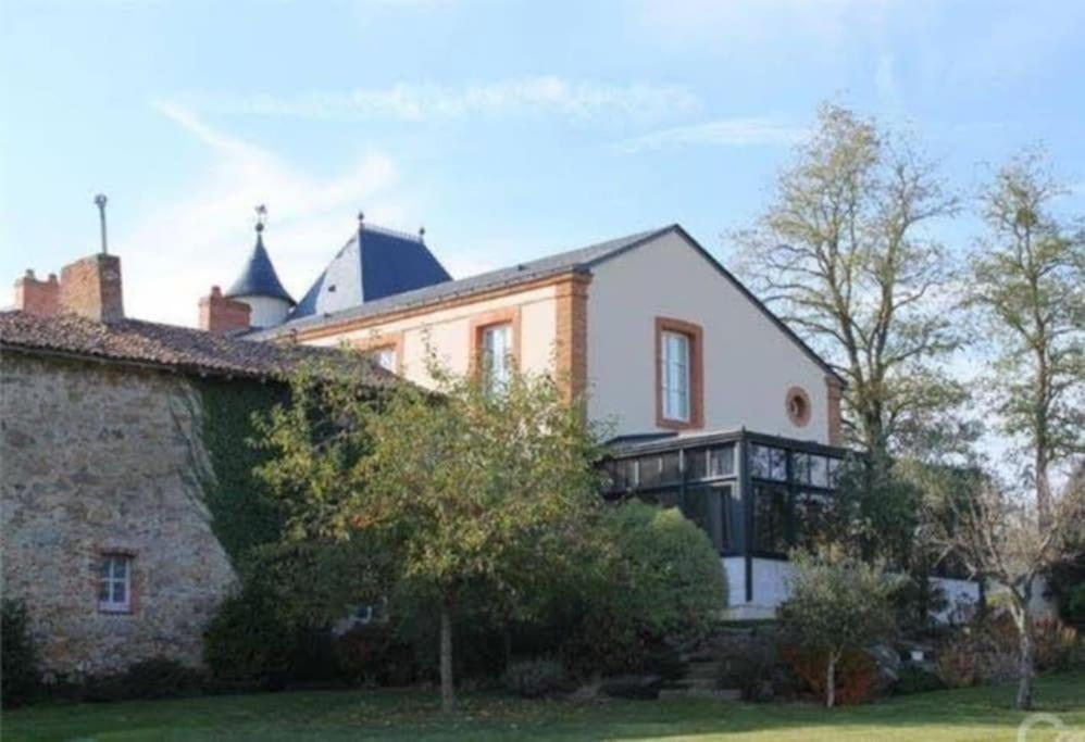 הוילה Mazieres-en-Mauges Le Logis Cholet 49300 Lieu Exceptionnel En Famille Ou Amis מראה חיצוני תמונה